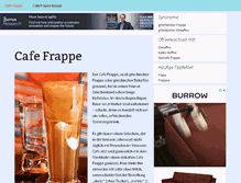 Tablet Screenshot of cafe-frappe.info